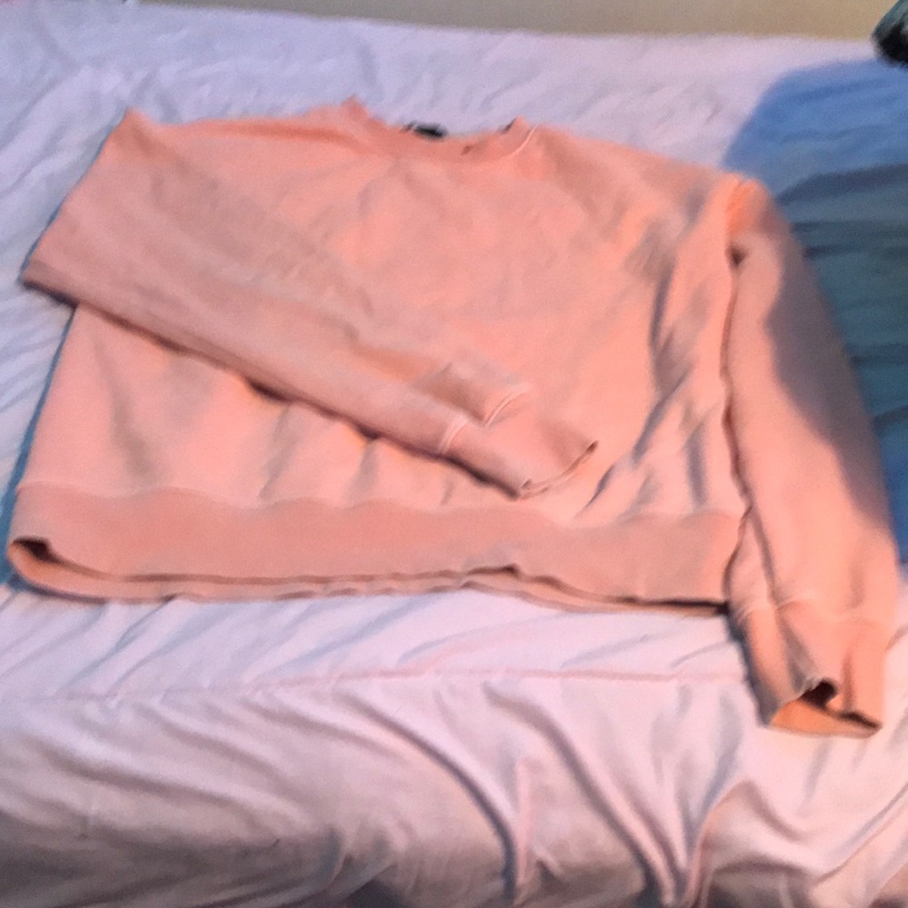 Pinky Peachy colored Forever 21 sweatshirt
